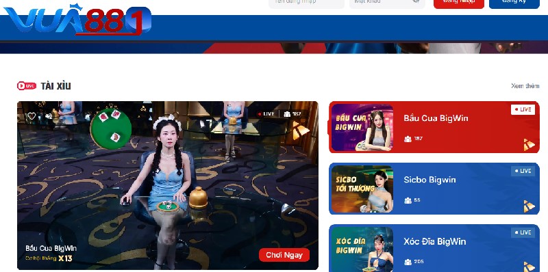 Giao diện của nhà cái vua88 được thiết kế khoa học nhất